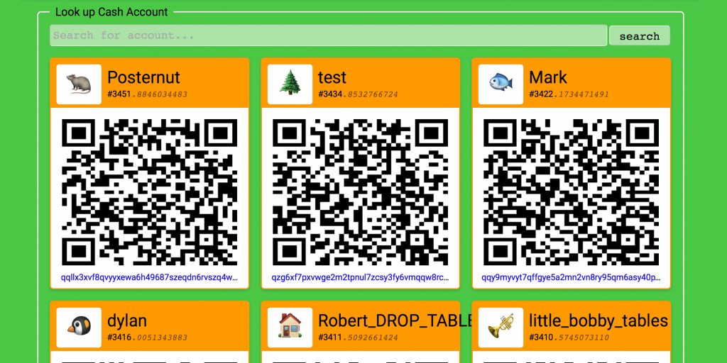The Cashaccount.info Platform Tethers Names to Bitcoin Cash Addresses The Cashaccount.info Platform Tethers Names to Bitcoin Cash Addresses