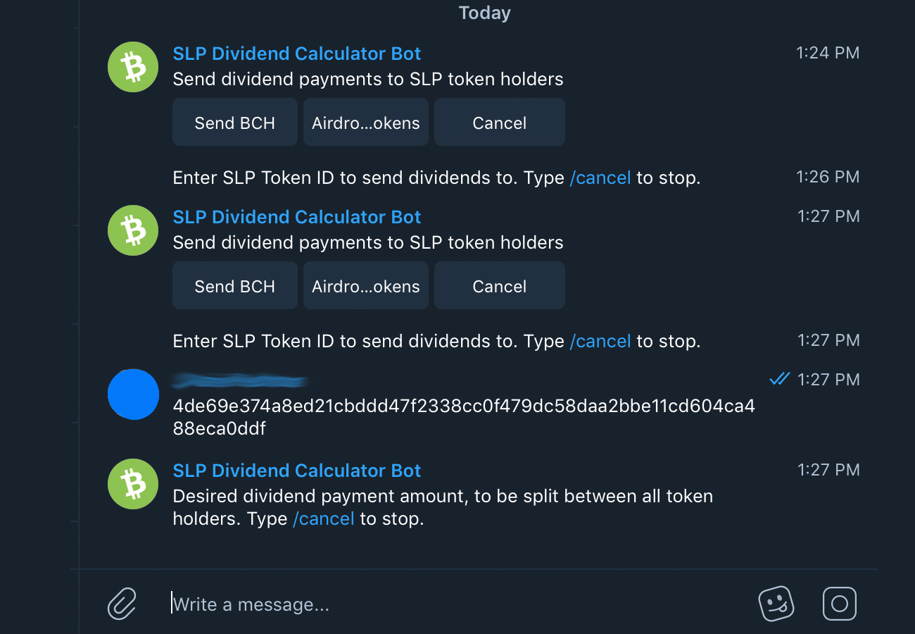 New SLP Telegram Bots Introduced to Bitcoin Cash Supporters New SLP Telegram Bots Introduced to Bitcoin Cash Supporters