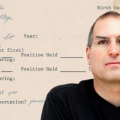 Steve Job’s Physical Job Application and Mirror Copy in NFT Form to Faceoff on the Auction Block