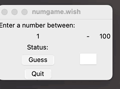 Learn Tcl/Tk and Wish with this simple game