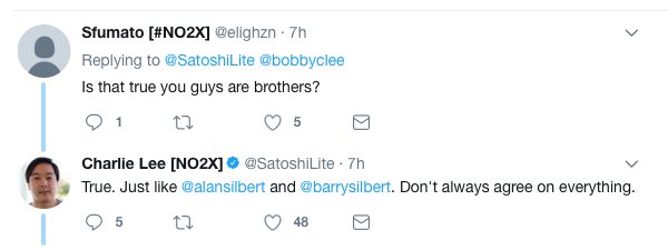 BTCC Founder Bobby Lee: "Segwit2x Feature Is an Upgrade"