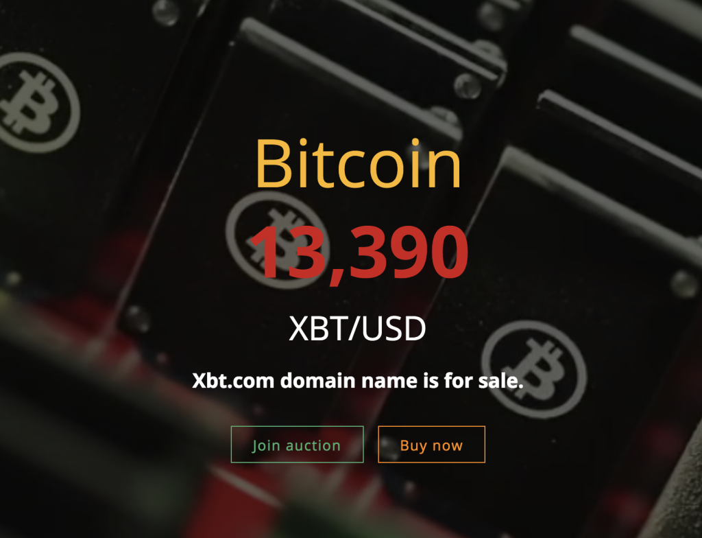 Notorious Domain XBT.com Goes up for Sale at 200 BTC