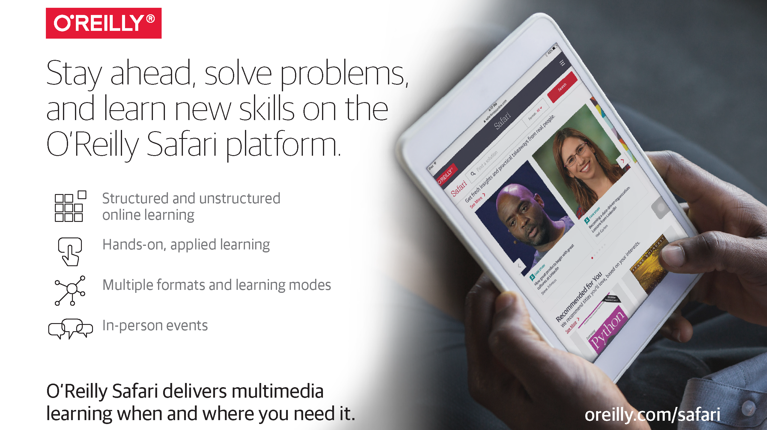 Summer 2018 O'Reilly Safari sweepstakes