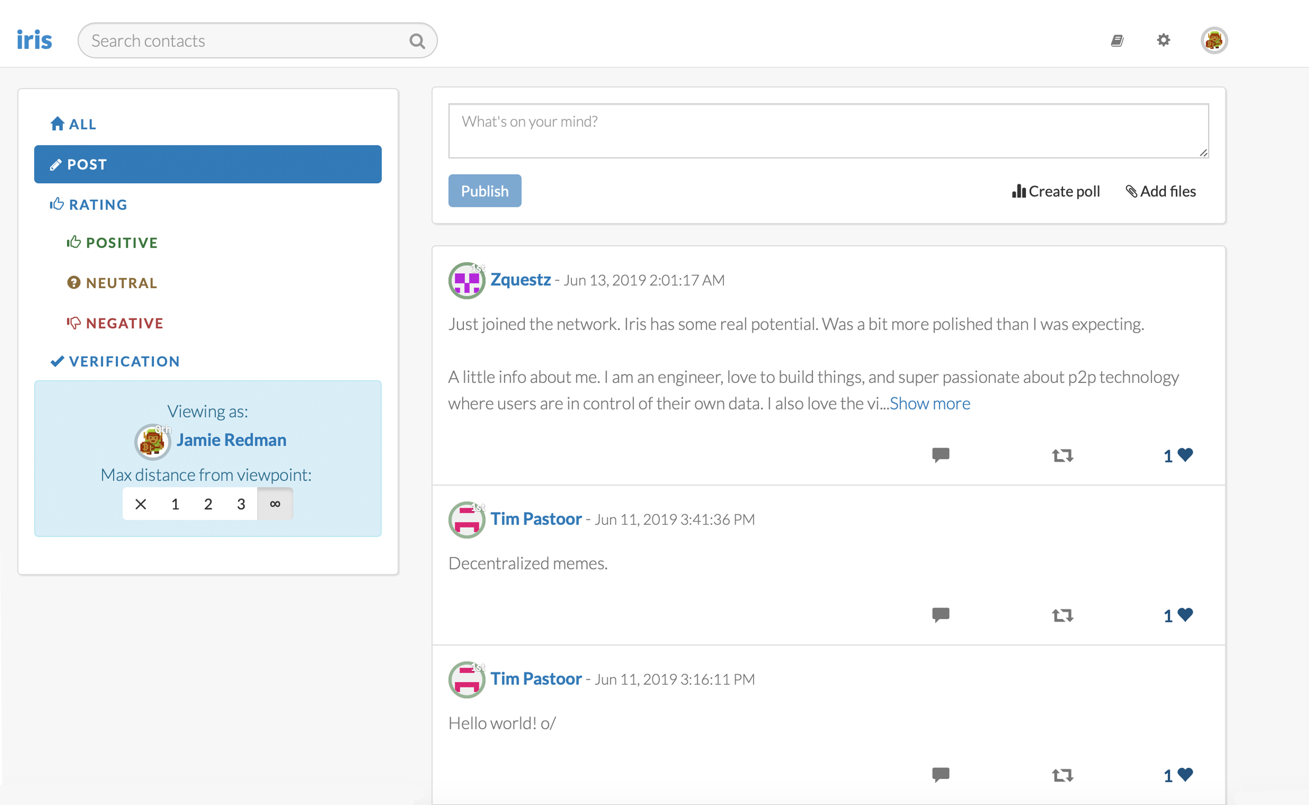 An In-Depth Look at Iris, a New Decentralized Social Network An In-Depth Look at Iris, a New Decentralized Social Network