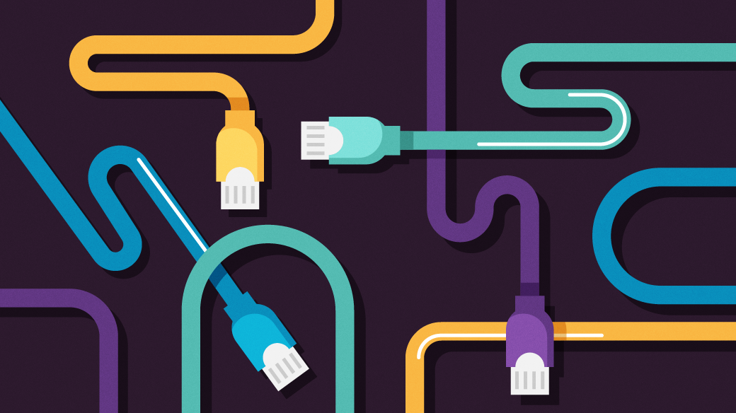 Multi-colored and directional network computer cables