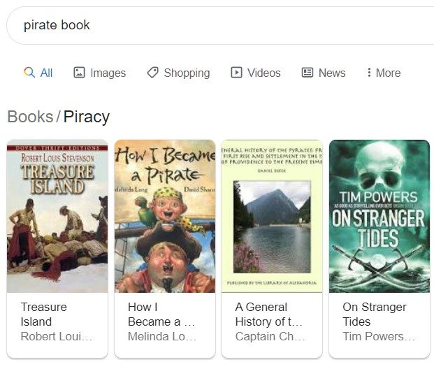 google pirate book