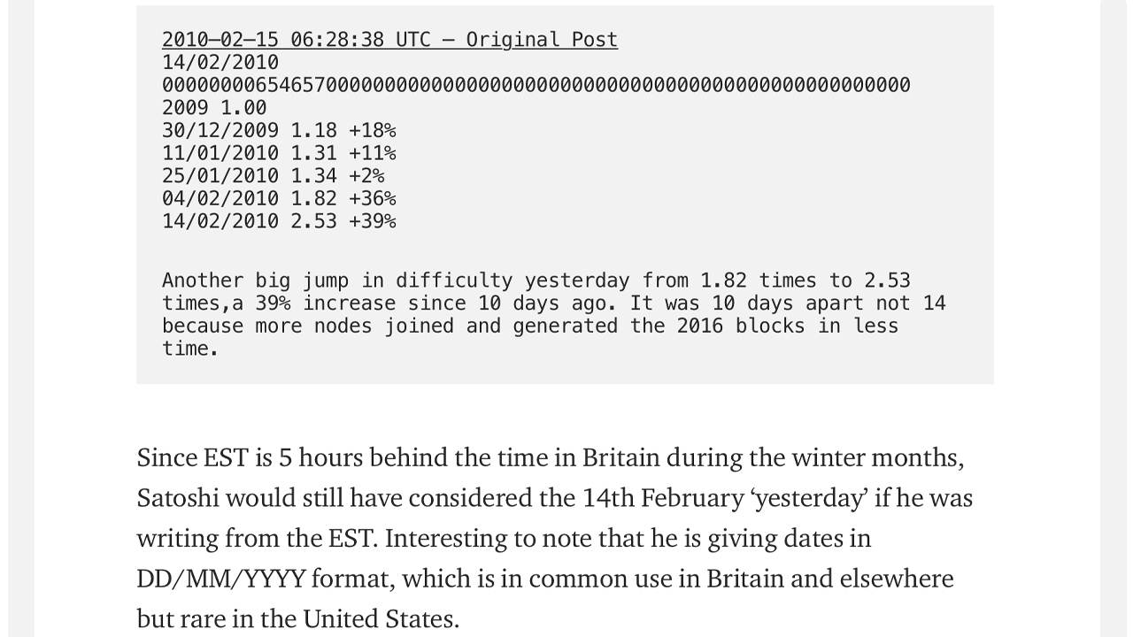 New Research Suggests Satoshi Nakamoto Lived in London Creating Bitcoin New Research Suggests Satoshi Nakamoto Lived in London Creating Bitcoin