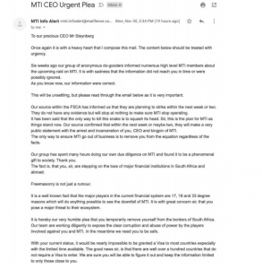 CEO of MTI Bitcoin Ponzi Scheme Flees South Africa in Possible Exit Scam – Funds Blocked