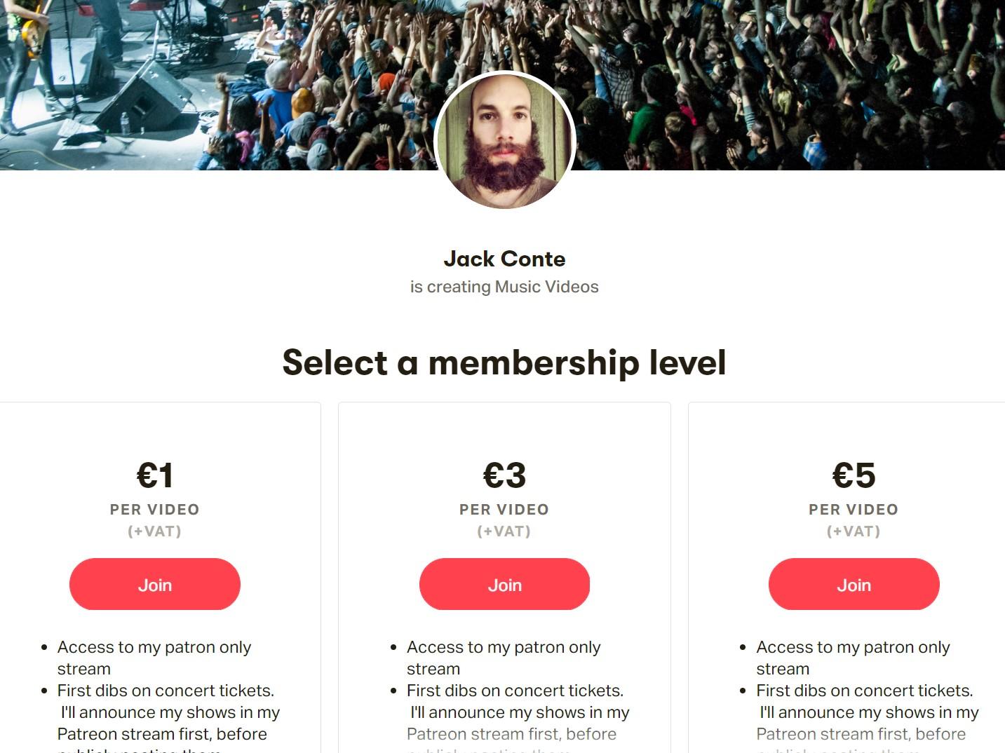 Jack Conte Patreon