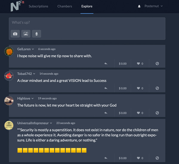 Noise.cash: Social Microblogging App Fueled by Bitcoin Cash Tips Gathers Traction Noise.cash: Social Microblogging App Fueled by Bitcoin Cash Tips Gathers Traction