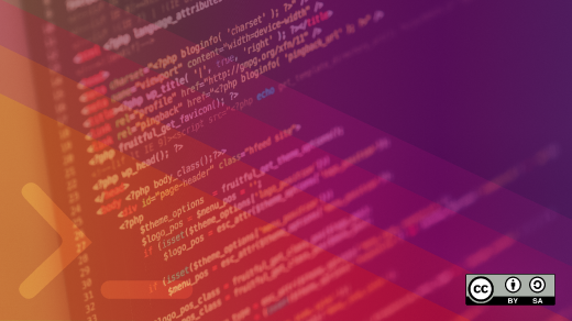 A screen of code.