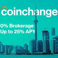 Coinchange Announces Truly 0% Fee Brokerage and 25% APY DeFi Platform That Is Secure and Regulated