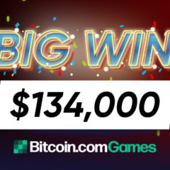 Player Sizzles the Casino Floor With a $134,000 Jackpot Win on Bitcoin.com Games