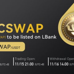 LBank Exchange Will List LMCSWAP on November 15, 2021