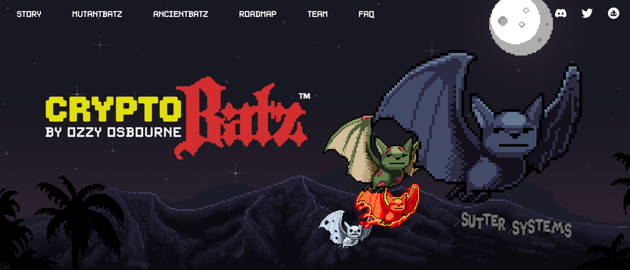 Ozzy Osbourne Reveals Cryptobatz NFT Project Paying Tribute to His Iconic Bat Bite
