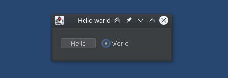 IntelliJ dark Screenshot of a dark version of Swing in an IntelliJ theme