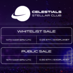 Celestials Stellar Club Announces NFT Collection Minting Date March 14 2022