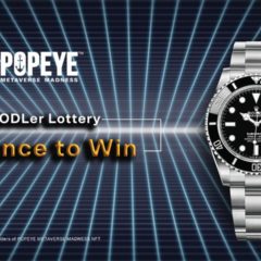 POPEYE METAVERSE MADNESS NFT HODLers Lottery Program and Details