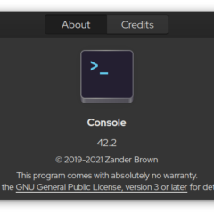 My first impression of GNOME Console on Linux