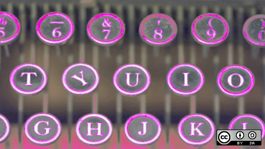 Typewriter keys Typewriter keys