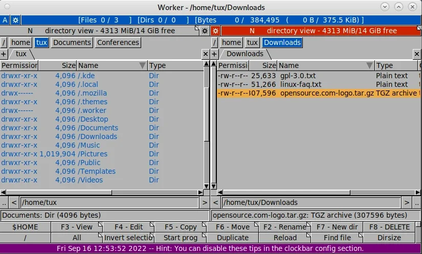 How the Linux Worker file manager can work for you