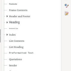 How to add margin notes to a LibreOffice document