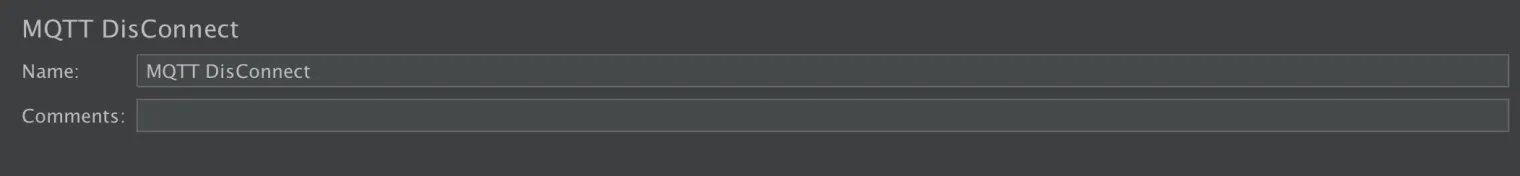 MQTT DisConnect interface