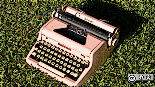 Typewriter in the grass Typewriter in the grass