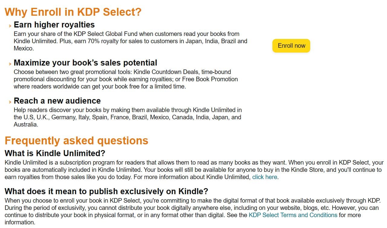 kdp select