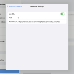Switch from iCloud to Nextcloud