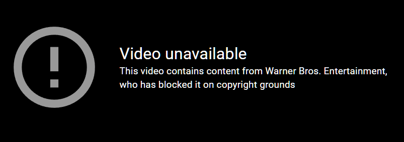 scooby youtube warner takedown