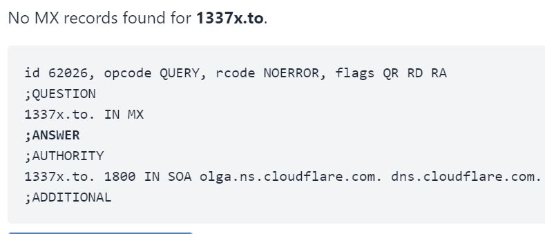 no mx records