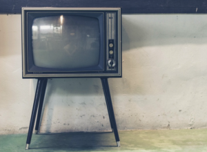an old tv