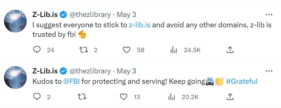 zlibrary copycat twitter