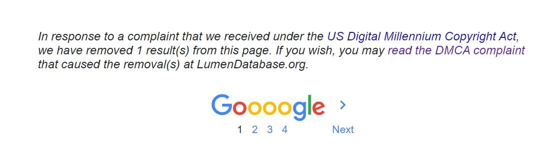 removed from search