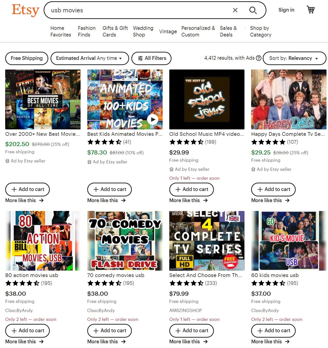 etsy usb