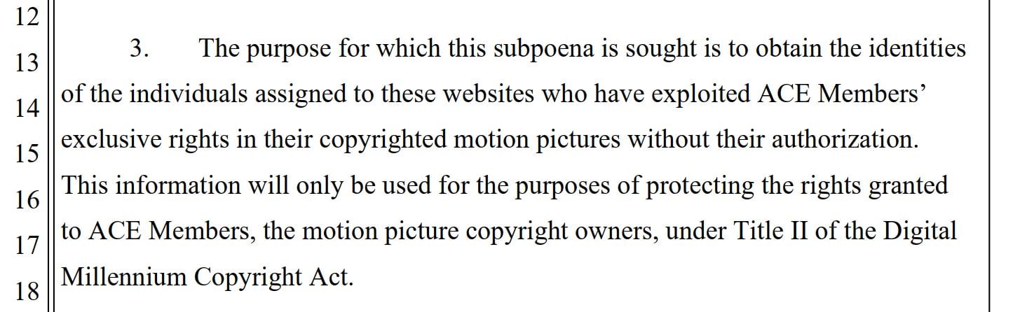 subpoena