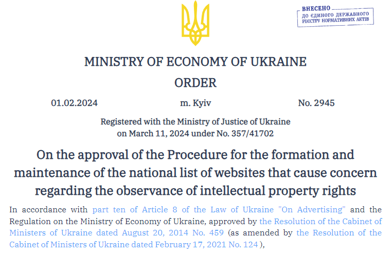 ukraine order