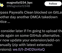 DMCA Notice Targeting ‘Bypass Paywalls Clean’ Isn’t The Thing to Get Angry About