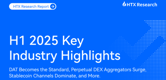 HTX Research: Crypto Industry Flourishes in H1 2025, With TRON and HTX Driving Dual Momentum