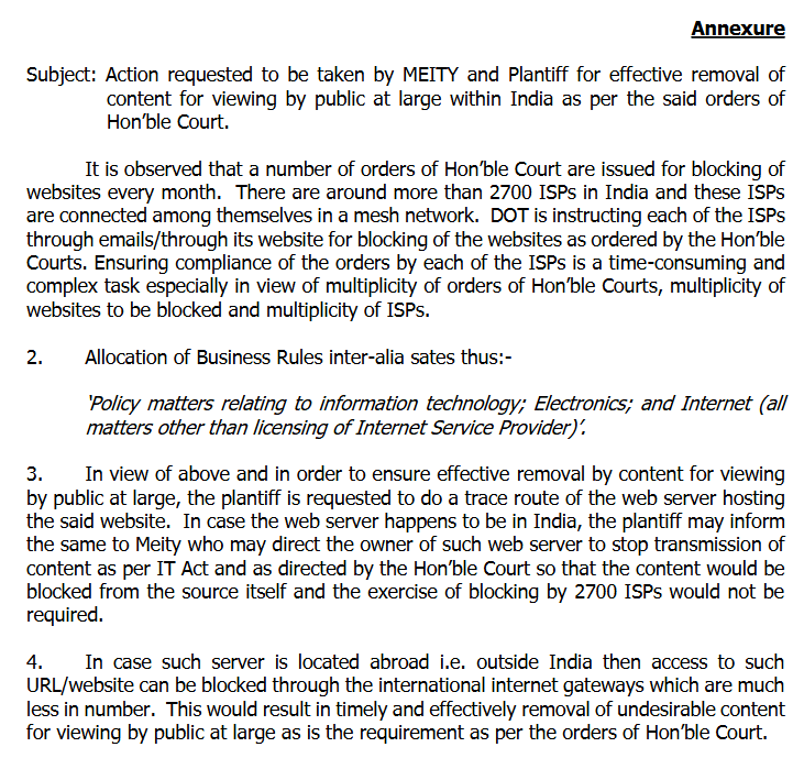 india-blocking issues
