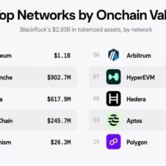 Blackrock’s Tokenized Funds Hit $2.93B Onchain as Ethereum Leads With $1.1B