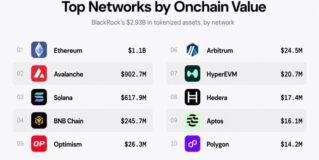 Blackrock’s Tokenized Funds Hit $2.93B Onchain as Ethereum Leads With $1.1B