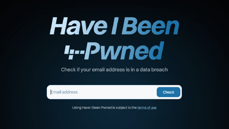 Have I Been Pwned webpage