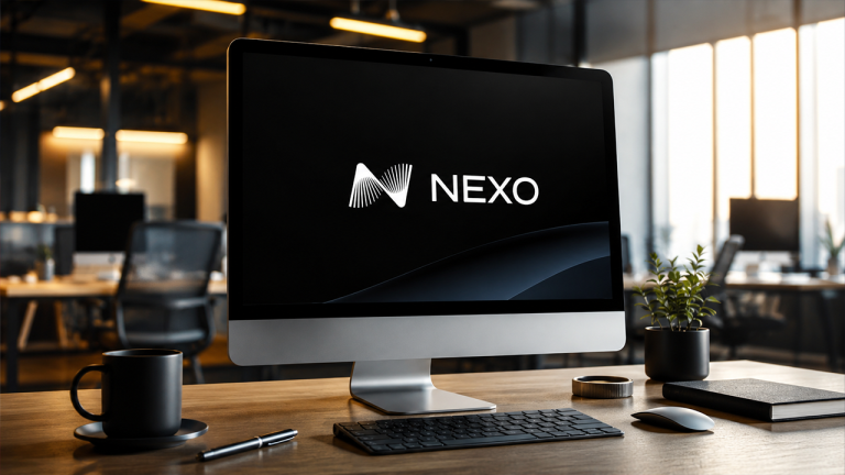 Computer and Nexo logo image