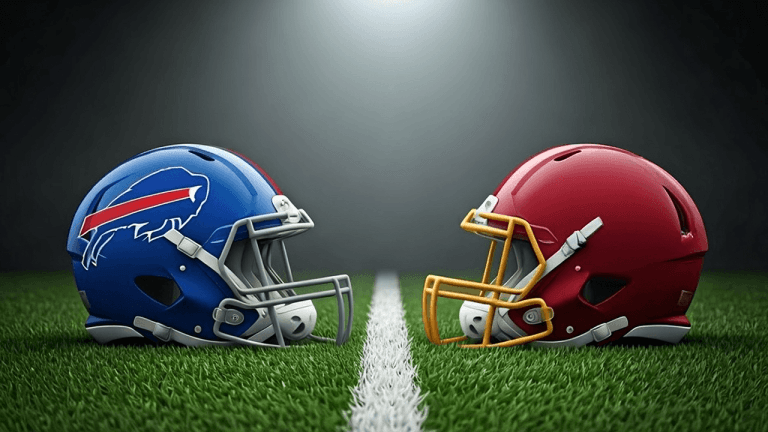 Two American Football helmets