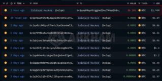 Coldcard Hacker Resumes Moving Stolen 30 BTC to New Wallet