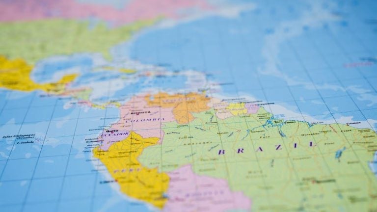 Map of Latam