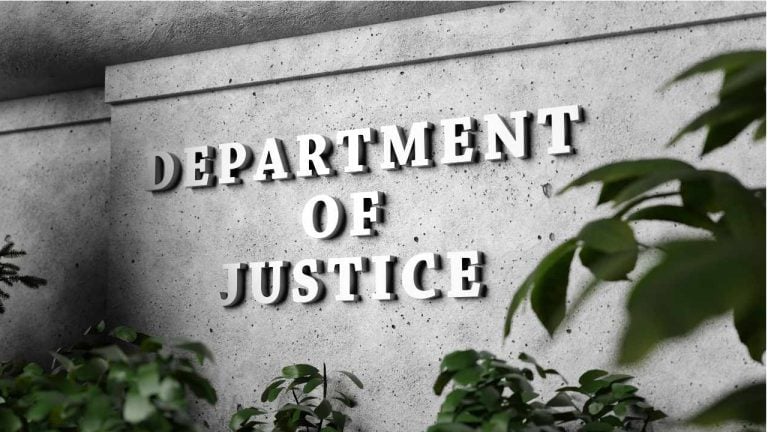 US DOJ building