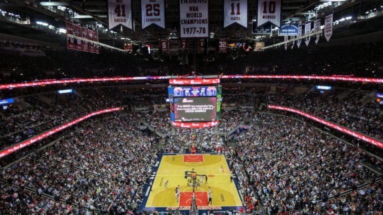 Basketball arena